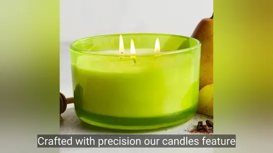 Huaming Glass Home Decoration Incense Fragrance Gift Holiday Retail Wholesale Manufacturers Essential Oil Aromatherapy Soy Wax Candle 