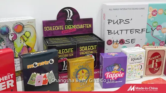 Custom Advertising Gift Tarot Game Cards Kids Educational Card Poker Cards PVC Casino Bicycle Paper Plastic Playing Cards 