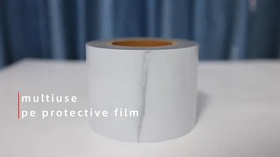 Transparency Stainless Steel Protective PE Double Sided Adhesive Film Manufacturer 